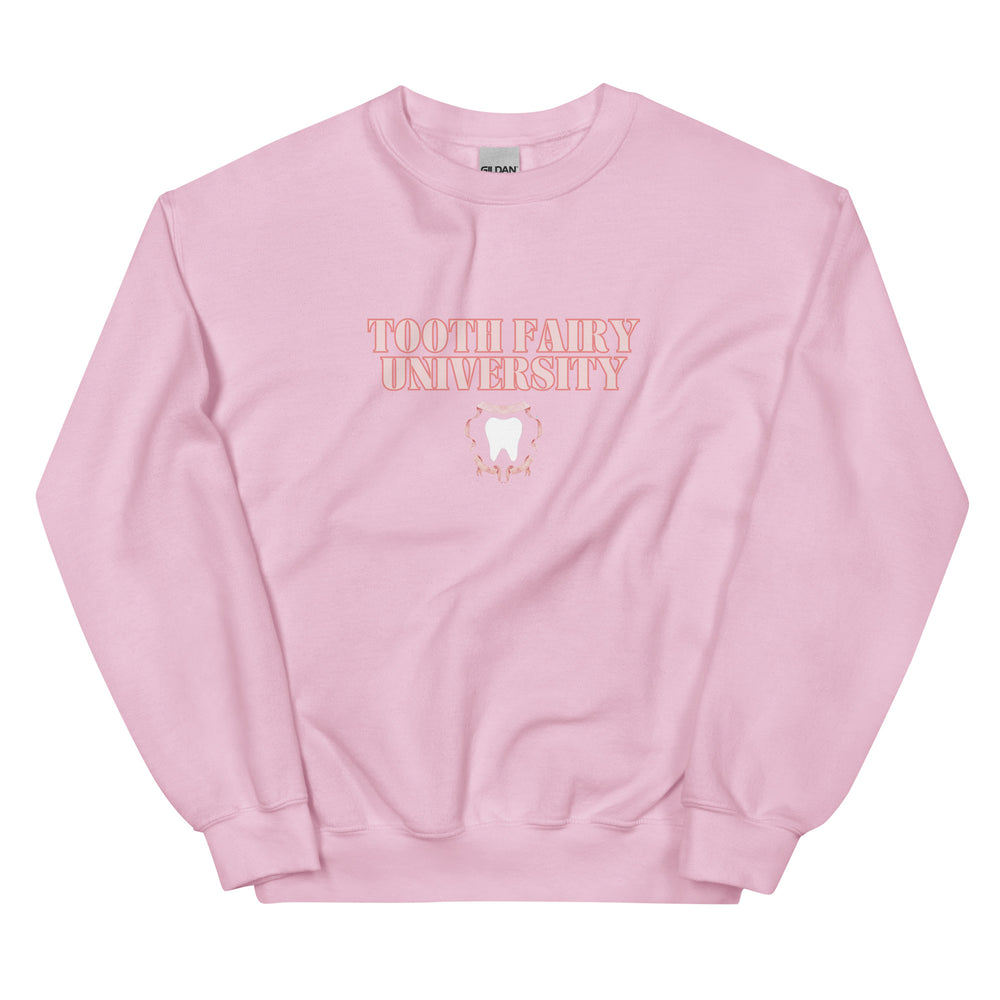 Tooth Fairy University Sweatshirt- Pink Design