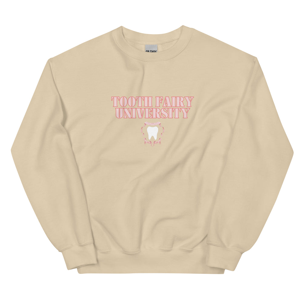 Tooth Fairy University Sweatshirt- Pink Design