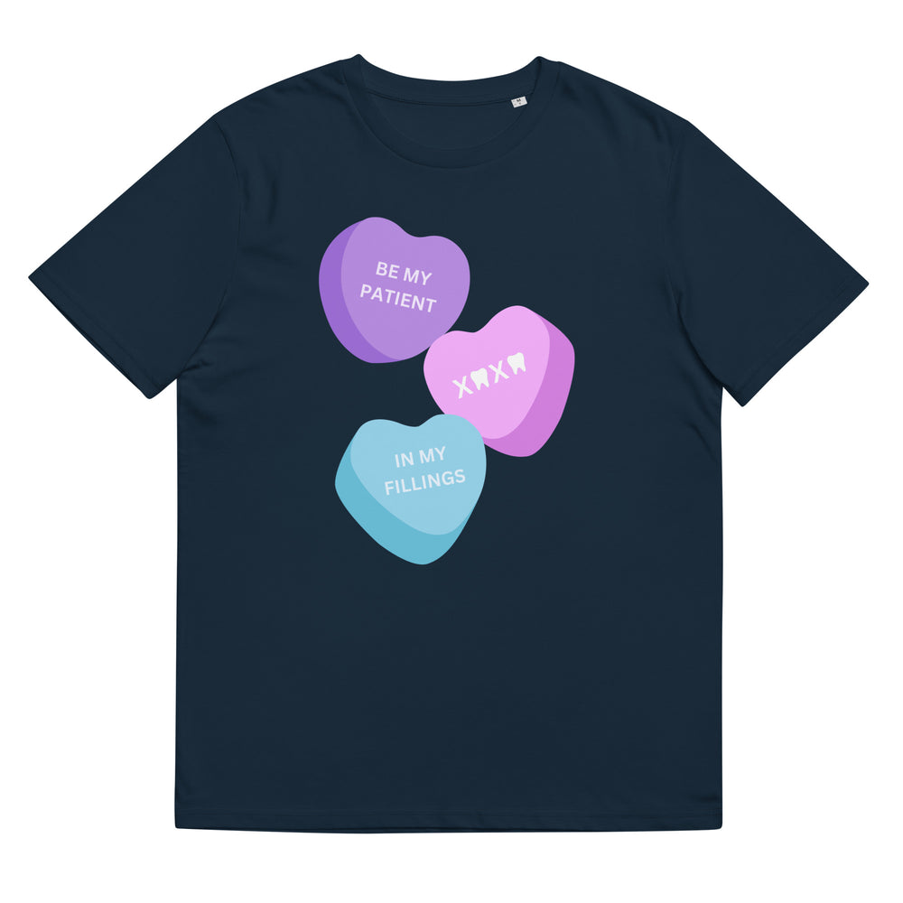 Candy Hearts Toothy Organic T-Shirt