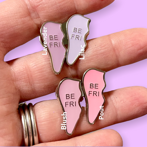 Limited Edition- BEST FRIENDS Tooth Pin in Silver