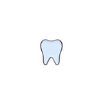 Original Tooth Pin - White