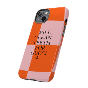 Will Clean Teeth For G Tough Cell Phone Case- Retro