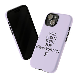 Copy of Will Clean Teeth For L Tough Cell Pone Case- Lavender