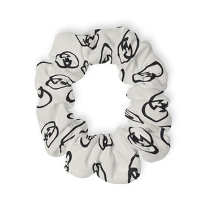 G Tooth Hair Scrunchie- Neutral & Black