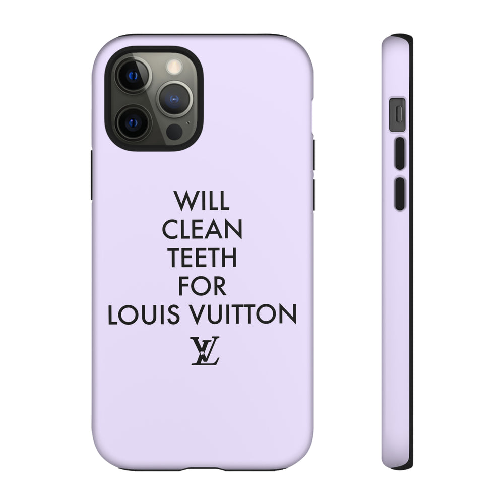 Copy of Will Clean Teeth For L Tough Cell Pone Case- Lavender