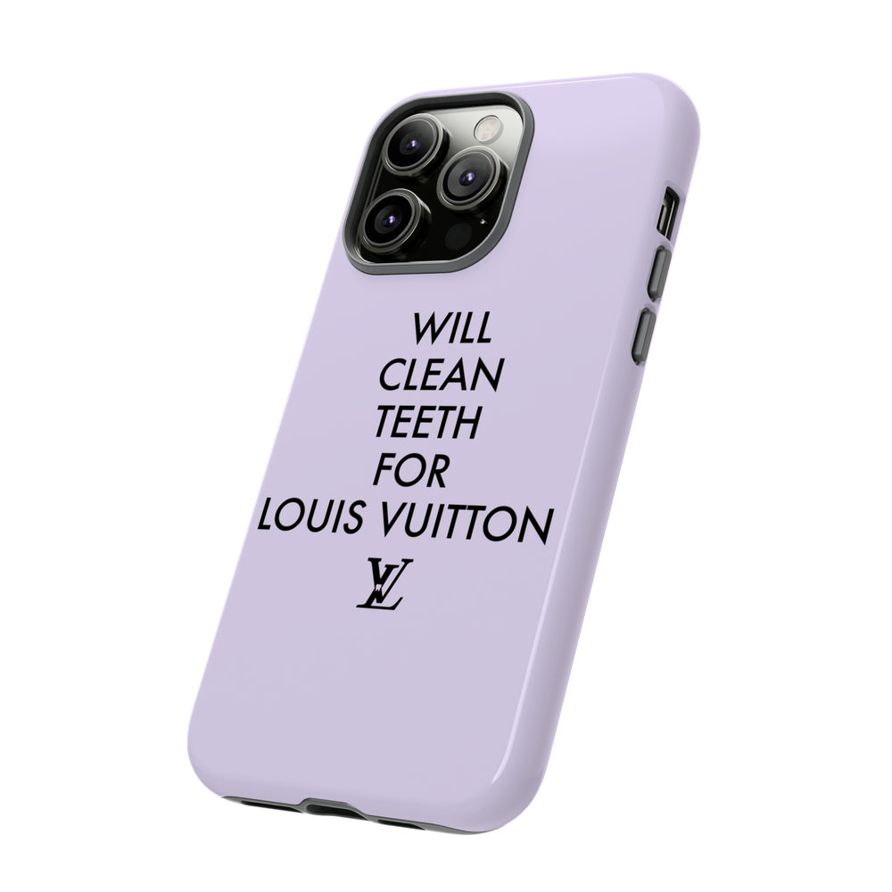 Copy of Will Clean Teeth For L Tough Cell Pone Case- Lavender