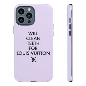 Copy of Will Clean Teeth For L Tough Cell Pone Case- Lavender