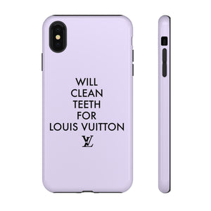 Copy of Will Clean Teeth For L Tough Cell Pone Case- Lavender