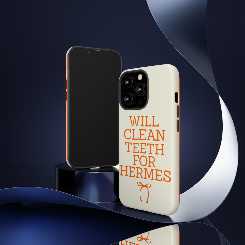 Will Clean Teeth For H Tough Cell Phone Case