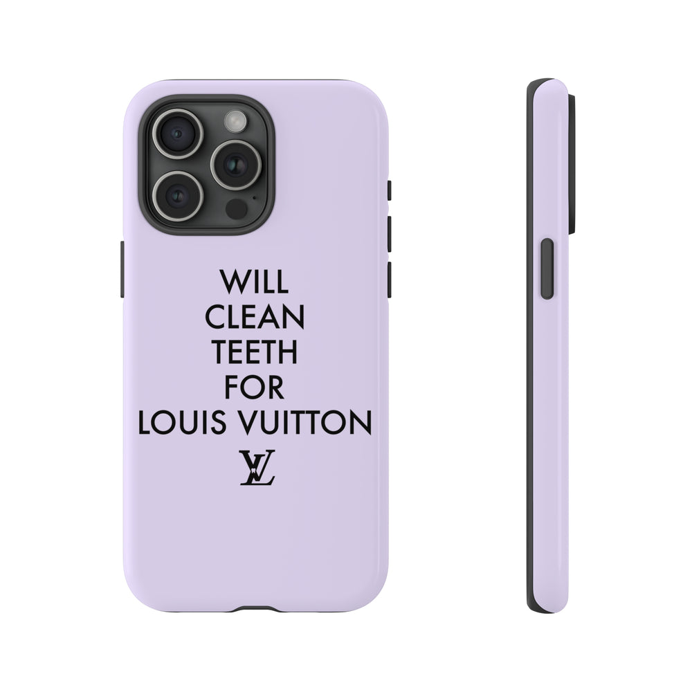 Copy of Will Clean Teeth For L Tough Cell Pone Case- Lavender