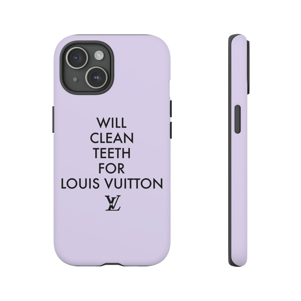 Copy of Will Clean Teeth For L Tough Cell Pone Case- Lavender