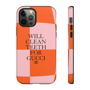 Will Clean Teeth For G Tough Cell Phone Case- Retro