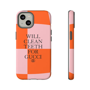 Will Clean Teeth For G Tough Cell Phone Case- Retro