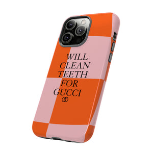 Will Clean Teeth For G Tough Cell Phone Case- Retro