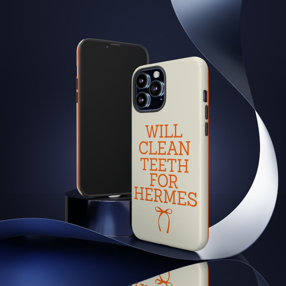 Will Clean Teeth For H Tough Cell Phone Case