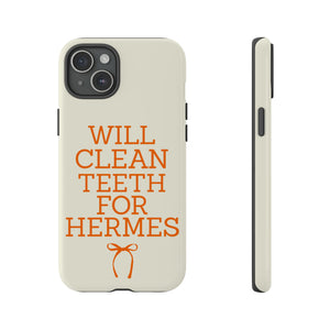 Will Clean Teeth For H Tough Cell Phone Case