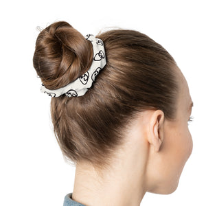 G Tooth Hair Scrunchie- Neutral & Black