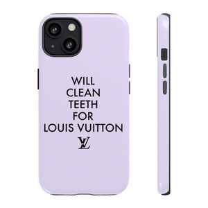 Copy of Will Clean Teeth For L Tough Cell Pone Case- Lavender