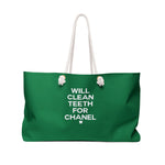 Will Clean Teeth For C Weekender Bag- St. Patricks Day Special