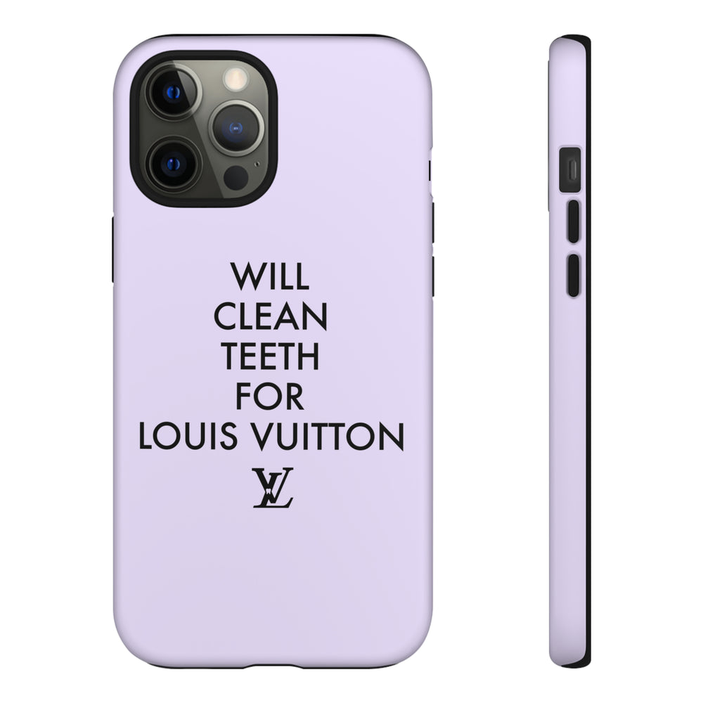 Copy of Will Clean Teeth For L Tough Cell Pone Case- Lavender