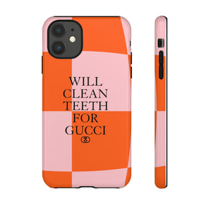 Will Clean Teeth For G Tough Cell Phone Case- Retro