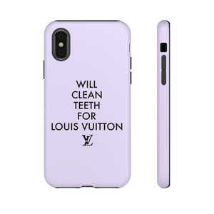 Copy of Will Clean Teeth For L Tough Cell Pone Case- Lavender