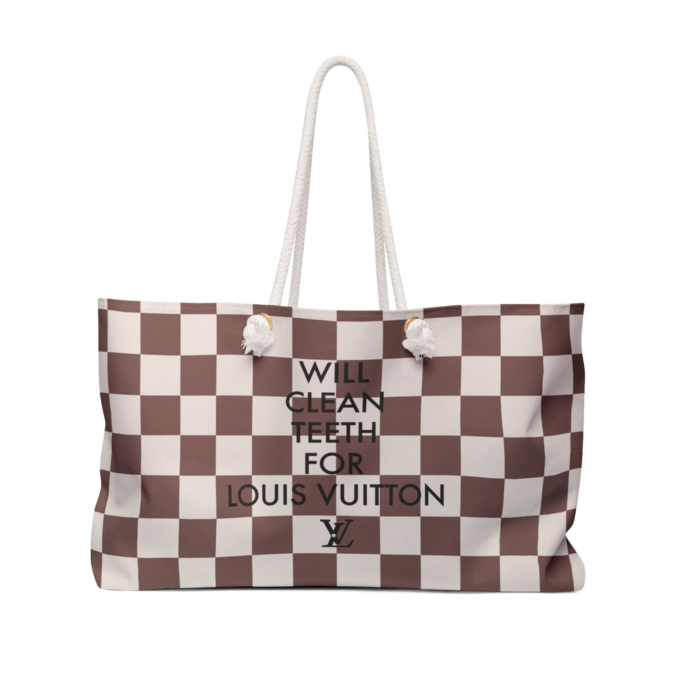 Will Clean Teeth For L Tooth Weekender Bag- Traditional