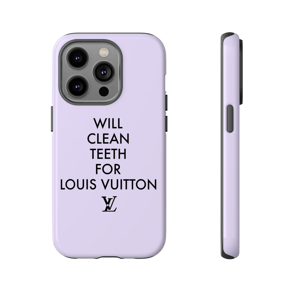 Copy of Will Clean Teeth For L Tough Cell Pone Case- Lavender