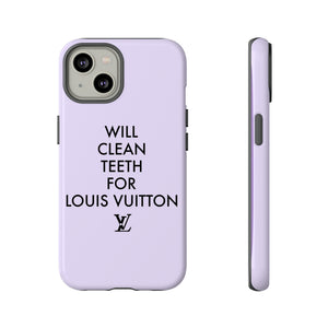 Copy of Will Clean Teeth For L Tough Cell Pone Case- Lavender