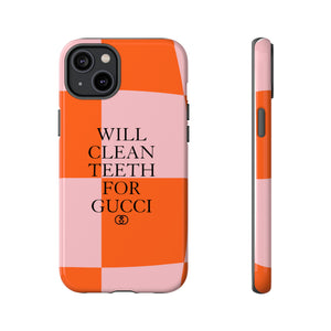 Will Clean Teeth For G Tough Cell Phone Case- Retro