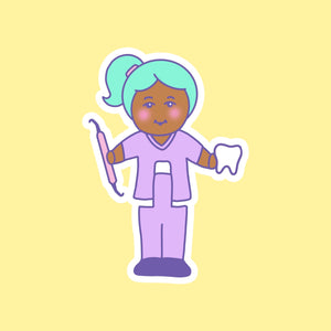 Polly Perio Girl Stickers