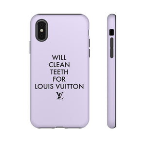 Copy of Will Clean Teeth For L Tough Cell Pone Case- Lavender