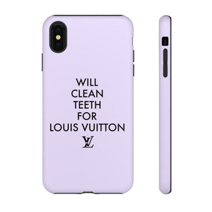 Copy of Will Clean Teeth For L Tough Cell Pone Case- Lavender