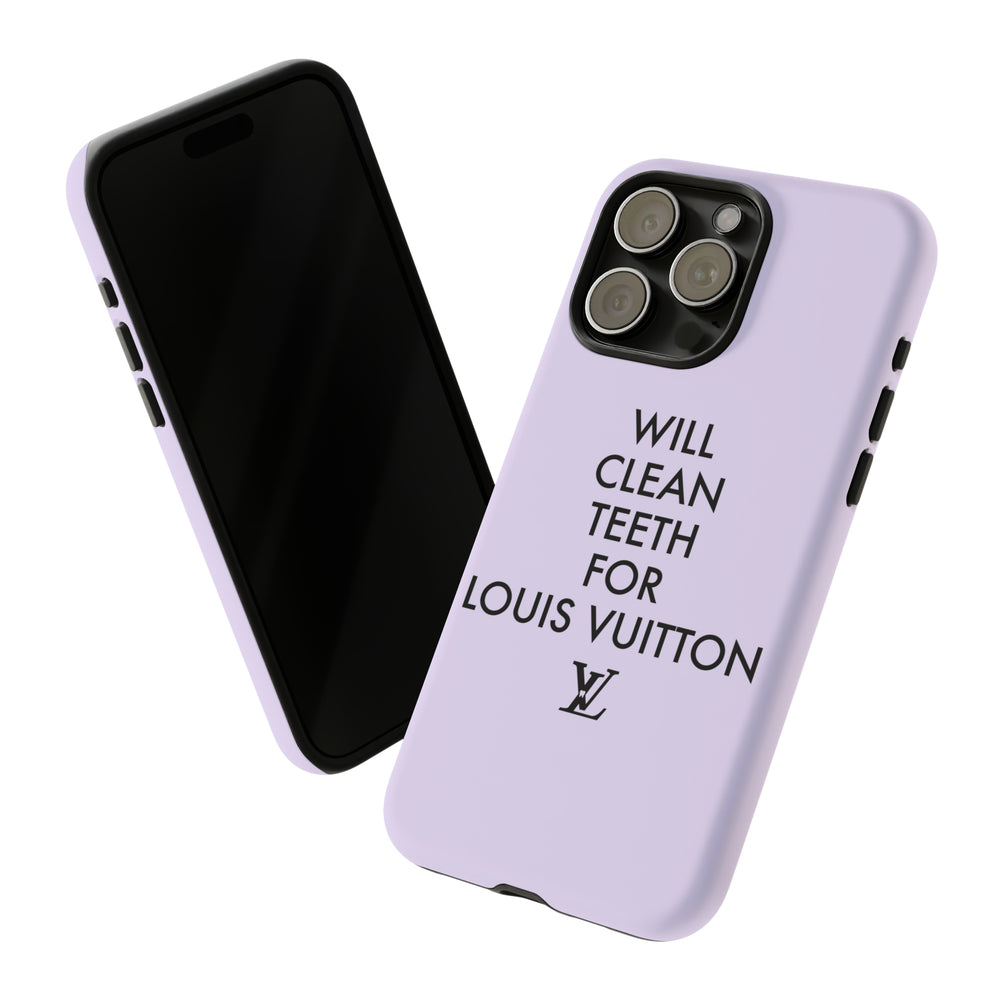 Copy of Will Clean Teeth For L Tough Cell Pone Case- Lavender