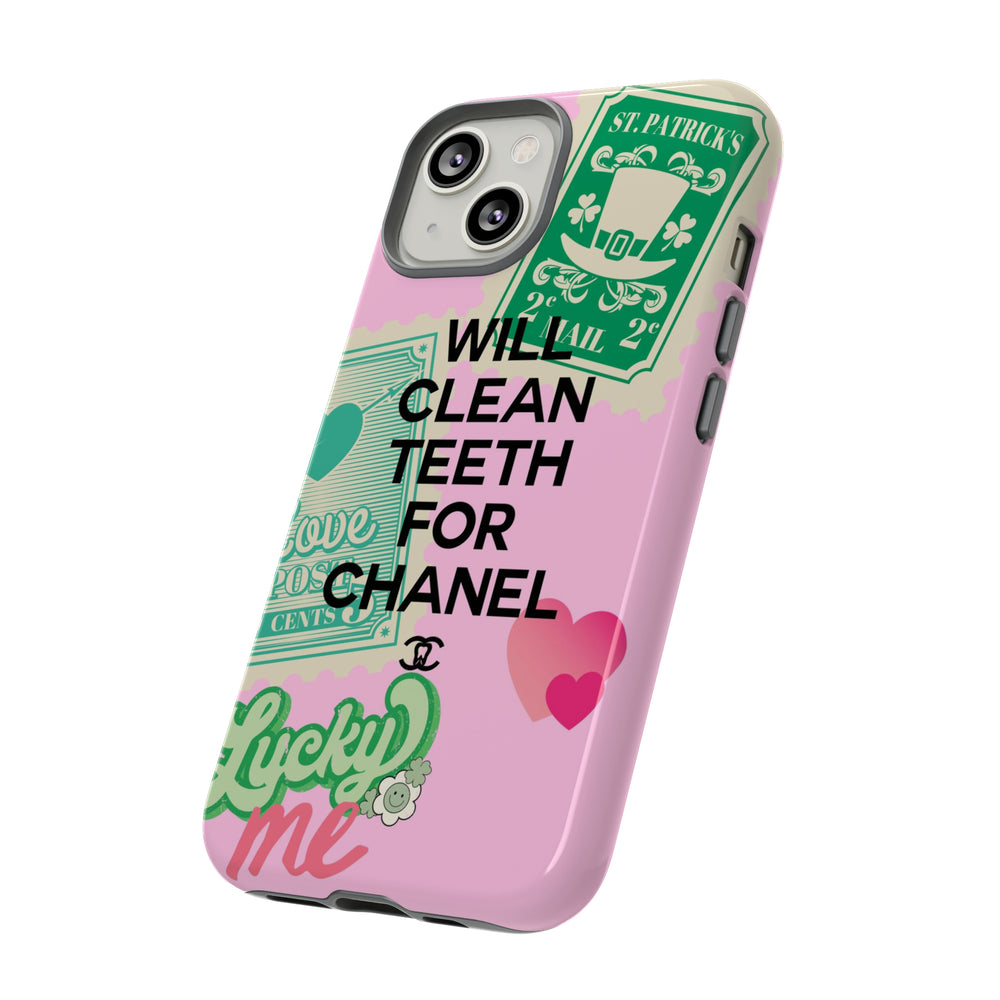 Will Clean Teeth For C Tough Cell Phone Cases- St. Patricks Day Special