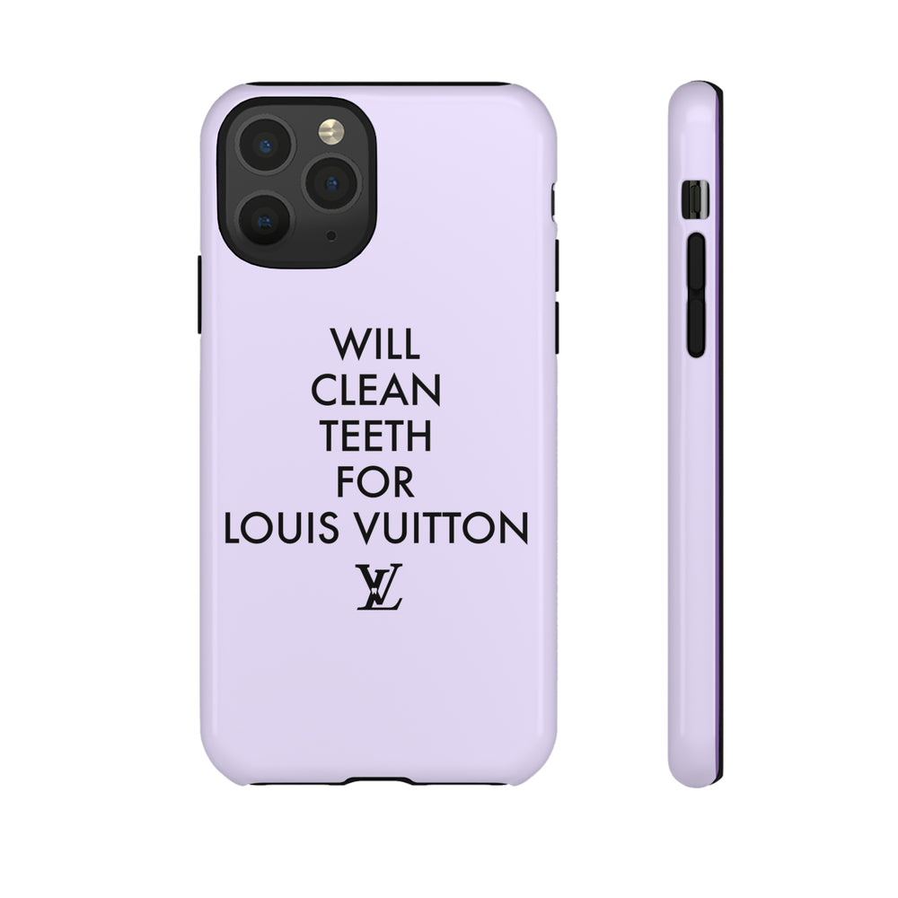 Copy of Will Clean Teeth For L Tough Cell Pone Case- Lavender