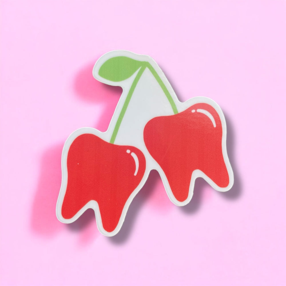 Cherry Tooth Sticker