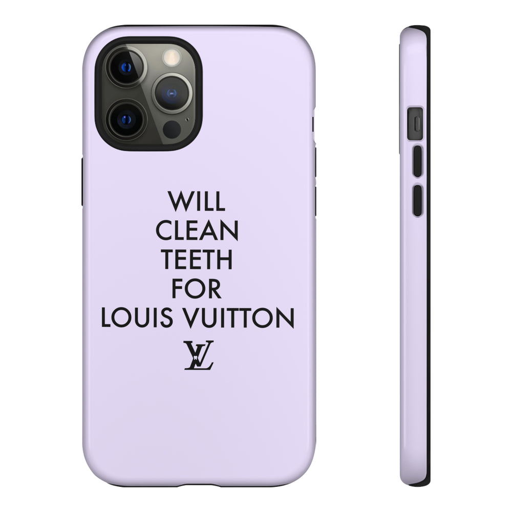 Copy of Will Clean Teeth For L Tough Cell Pone Case- Lavender