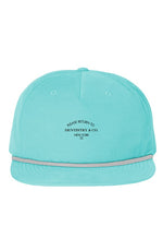 Return To Dentistry & Co. Embroidered 5 Panel Turquoise Golf Cap