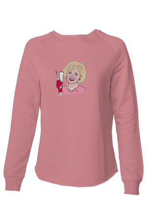 
            
                Load image into Gallery viewer, The Rose GG Womens Lightweight Wash Sweatshirt
            
        