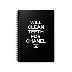 Will Clean Teeth For C Spiral Notebook