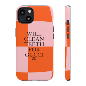 Will Clean Teeth For G Tough Cell Phone Case- Retro