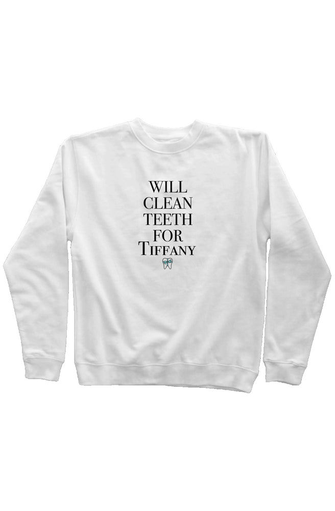 Will Clean Teeth For T Printed Mid Weight Sweatshirt