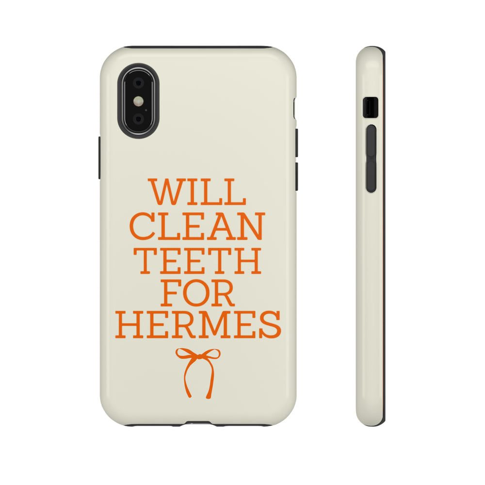 Will Clean Teeth For H Tough Cell Phone Case