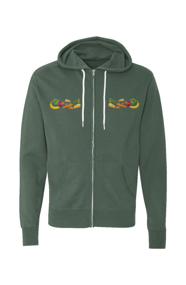 Good Food Lightweight Full-Zip Hoodie