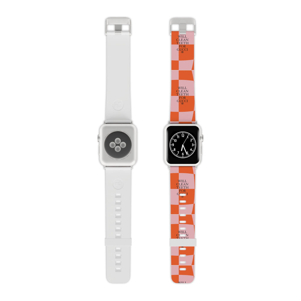 Will Clean Teeth For G Watch Band for Apple Watch- Retro