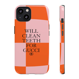 Will Clean Teeth For G Tough Cell Phone Case- Retro