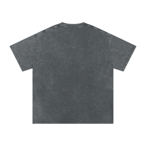 BattyBubu Snow Washed Oversized Cotton T-Shirt