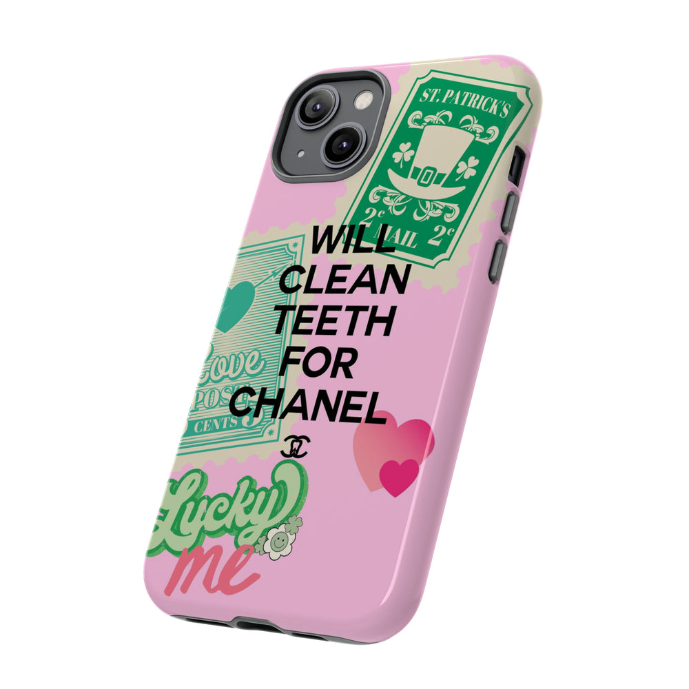Will Clean Teeth For C Tough Cell Phone Cases- St. Patricks Day Special