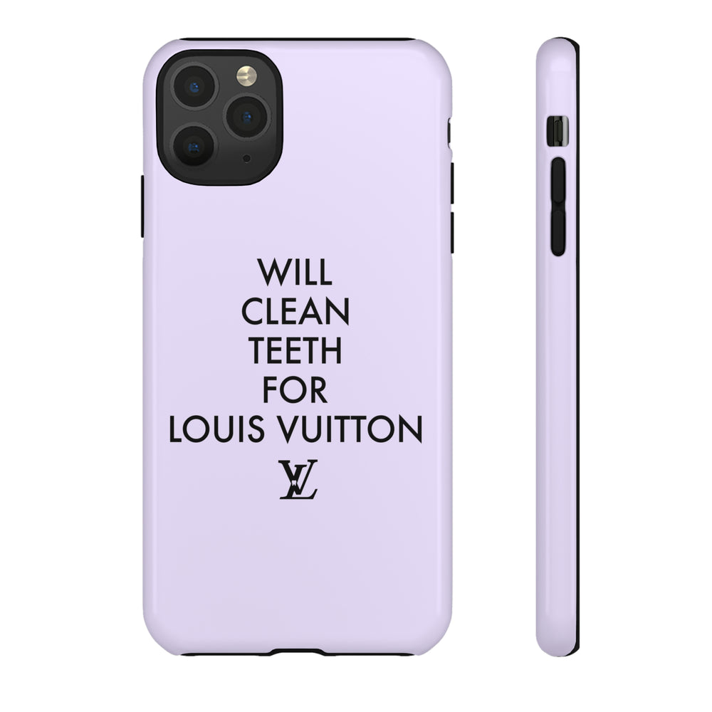 Copy of Will Clean Teeth For L Tough Cell Pone Case- Lavender